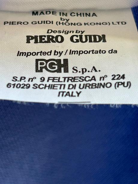 Tričko s golierom zn.piero guidi č.m, m