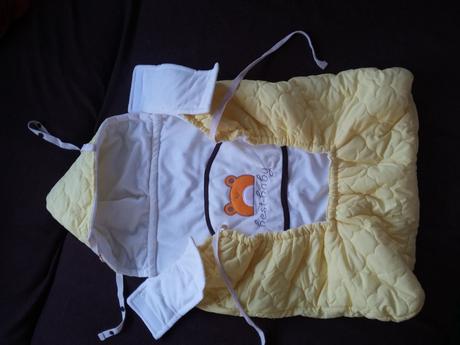 Zateplený vak fusak na babynosič, 