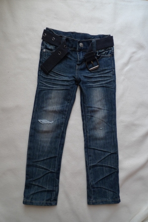 Modré slim rifle s opaskom, dopodopo,110