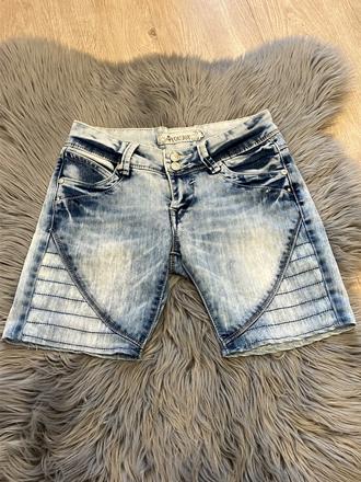 Dievčenské rifľové šortky, 158