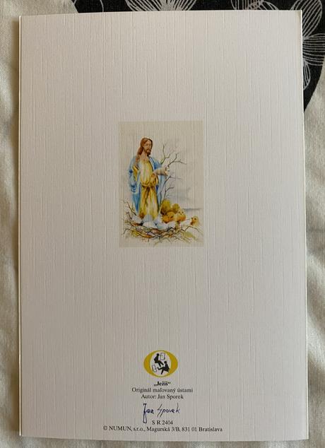 Pohľadnica - veľká noc náboženská problematika,