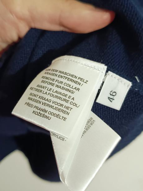 Tmavomodrý sveter, xxxl