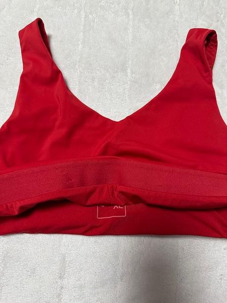 Tmavočervený športový top 4f, l / xl