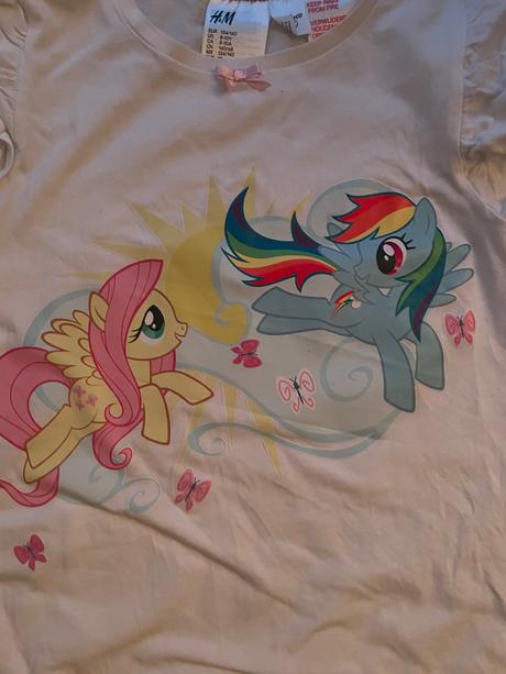 Pyzamko letné unicorn 8-10 rokov, h&m,140