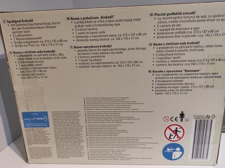 Bazén krokodíl s fontánkou, 