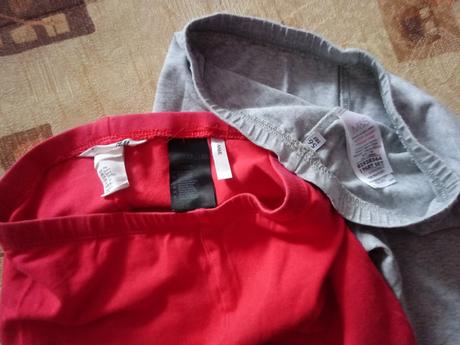 2x krátke leginy, cena spolu, h&m,116