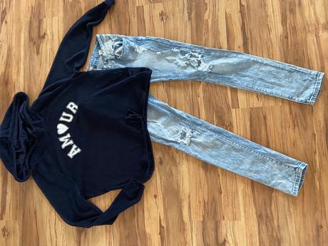 Rifle s-m + svetrik, s