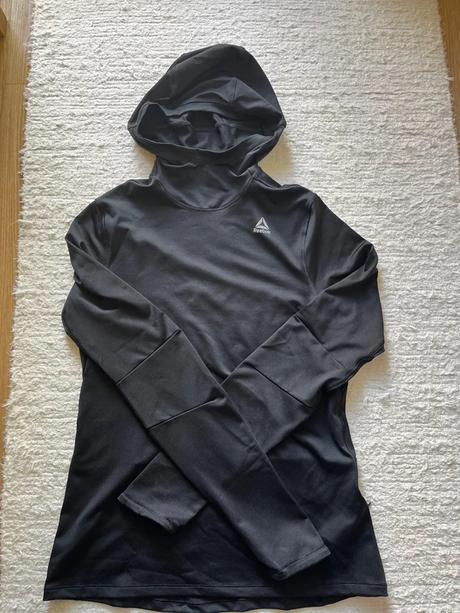 Reebok tricko na beh s kapucnou, reebok,s