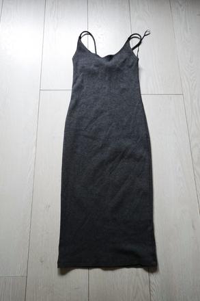 Vrúbkované šaty h&m, h&m,xs