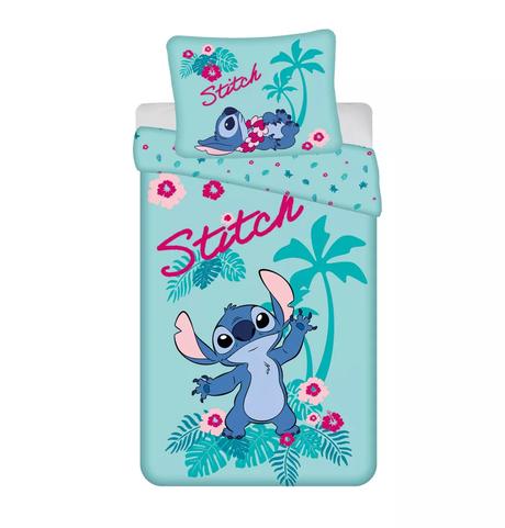 Obliečky 140x200 lilo a stitch hawai - skladom, šírka (cm): 140,dĺžka (cm): 200