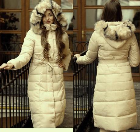 Dlhá maslovo biela vetrovka, v. xl/xxl, xl