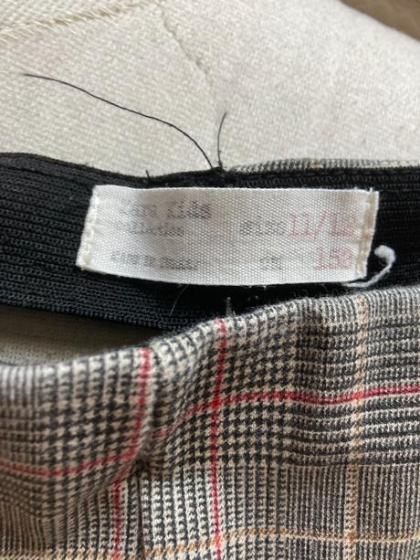 Zara teplé kockovaná jegginsy, zara,152