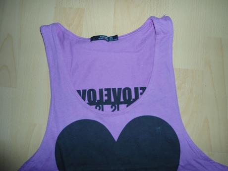 Fialove tricko srdiecko, m