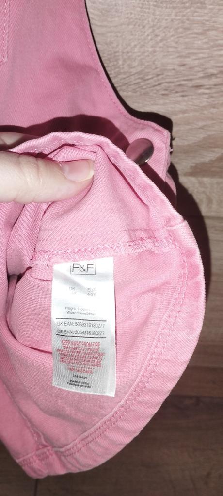 Riflová sukňa na traky, f&f,110