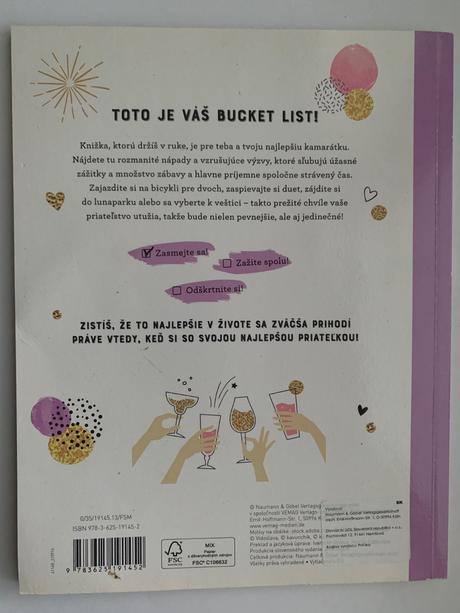 Bucket list pre kamarátky (detské knihy na cestu), 