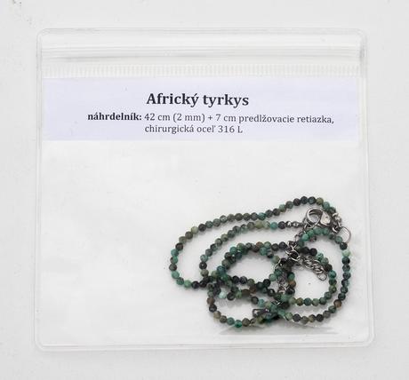 Náhrdelník z afrického tyrkysu, 