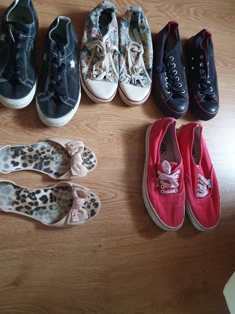 Balík dámskych topaniek, vans,39