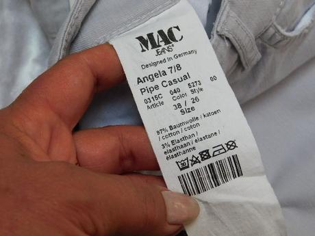 Damske kvalitne strečove 7/8 nohavice/rifle, 38