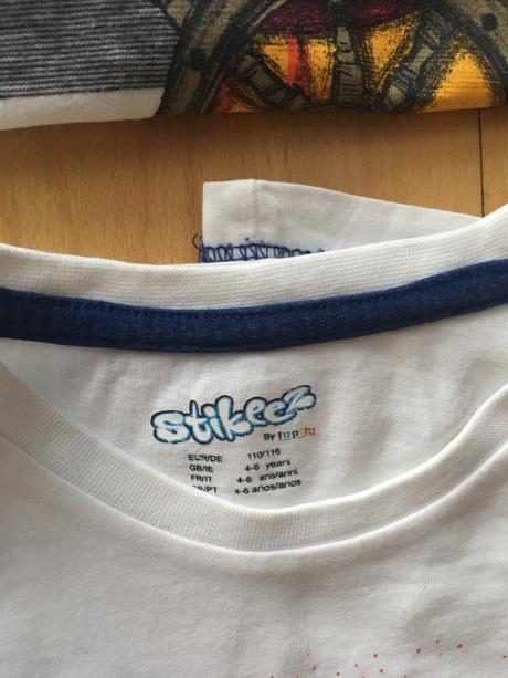 4 ks tricka s kratkym rukavom na 6 rokov, 122