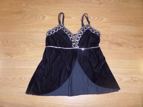 Zamatový top, camaieu,m