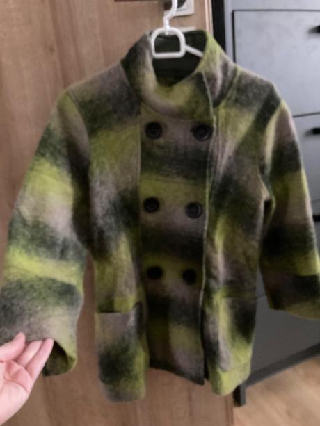 Vlnený prechodný kabát, next,s