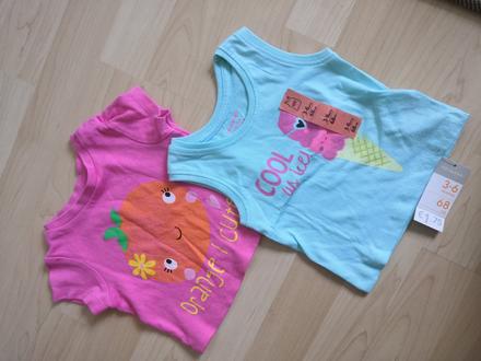 Letné tričká veľkosť 68, primark,68
