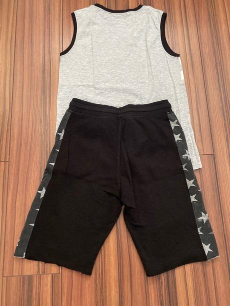 Krátke nohavice a tričko, h&m,152