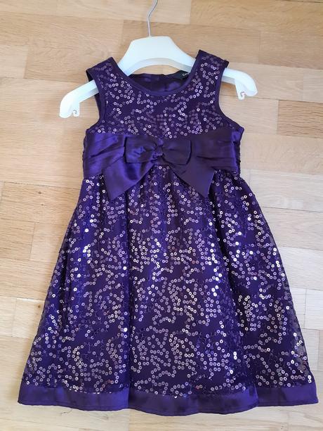 Fialové trblietkavé šatičky, george,86