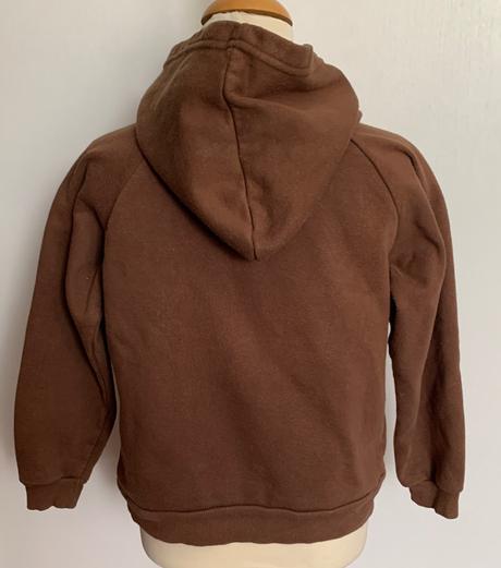 Power girls hnedá mikina s koňom, 122