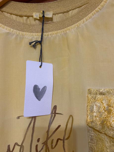 Tričko z dvoch látok m/l, m