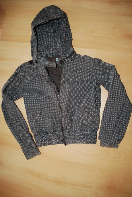 Bodkovaná čokoládová bundička, matalan,134