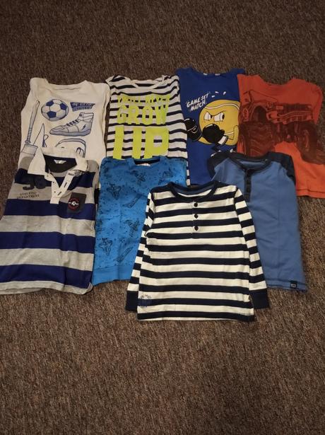 Tricko dlhý rukáv, h&m,104