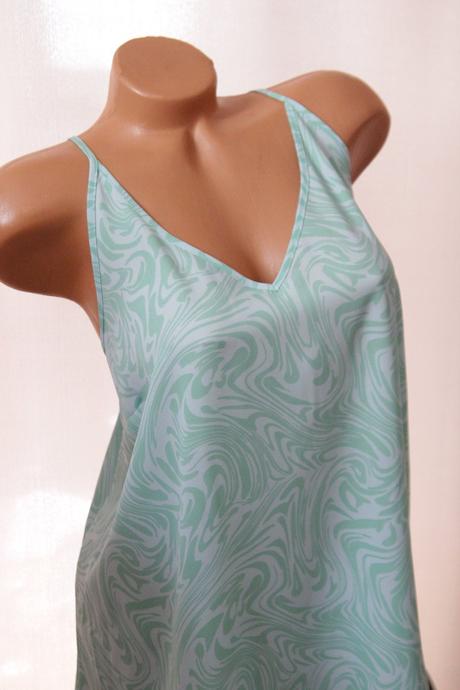 Modro zelený top papaya, xxl, papaya,xxl