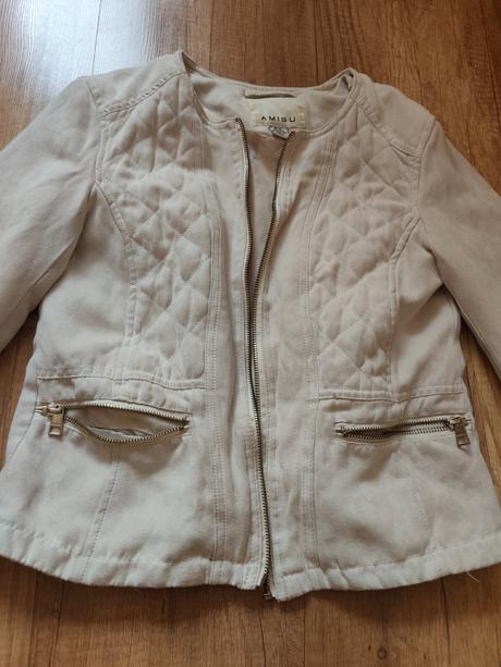 Krémový kabát, amisu,xs