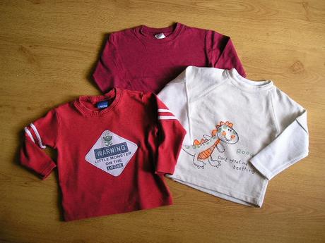 3x tričká s dl. rukávom, 92 - cena spolu, cherokee,92