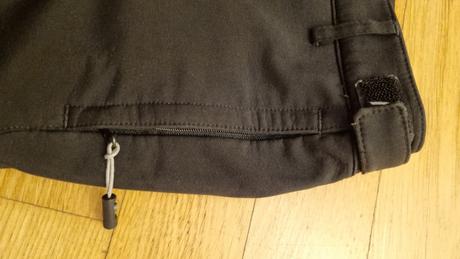 Turisticke nohavice softshell, 128