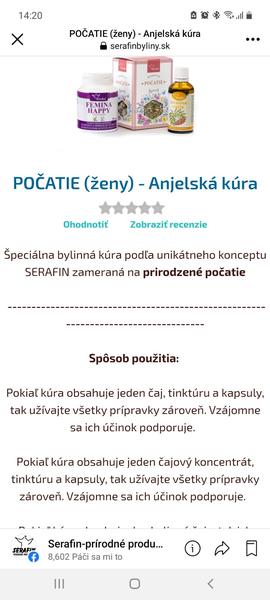 Vitamíny na počatie od Serafinu - skúsenosti, rady