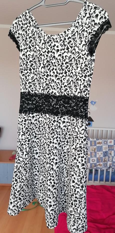 Šatky s čipkou - m, m