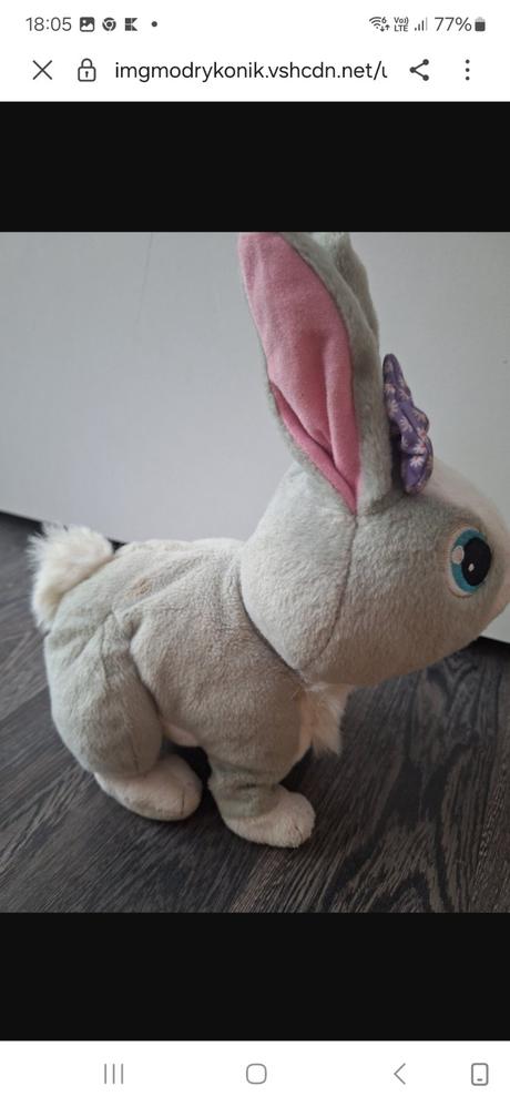 Interaktívny zajacik - 20cm, 