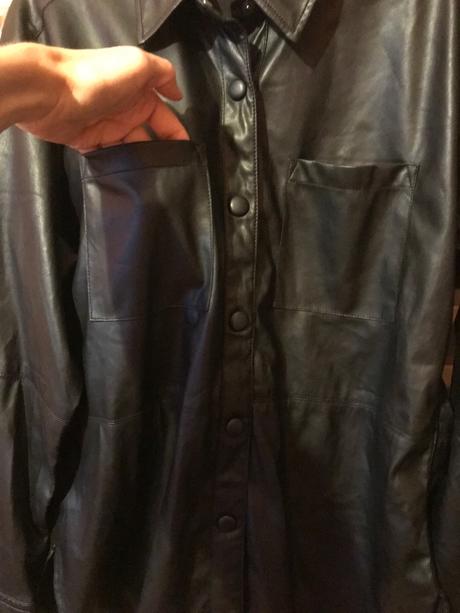 Ľahká koženková koseľa, s