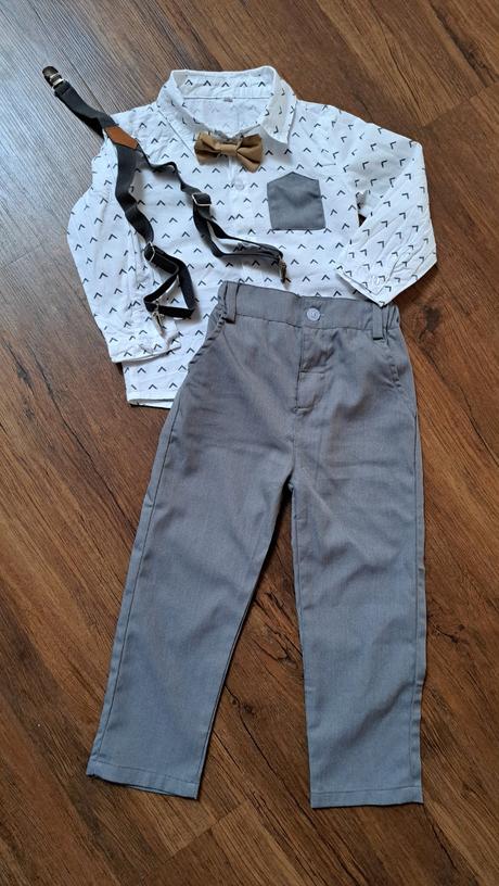 Elegantný set - oblek pre chlapčeka cca 98, 98