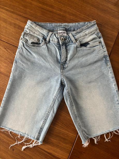 Kraťasy, denim,34