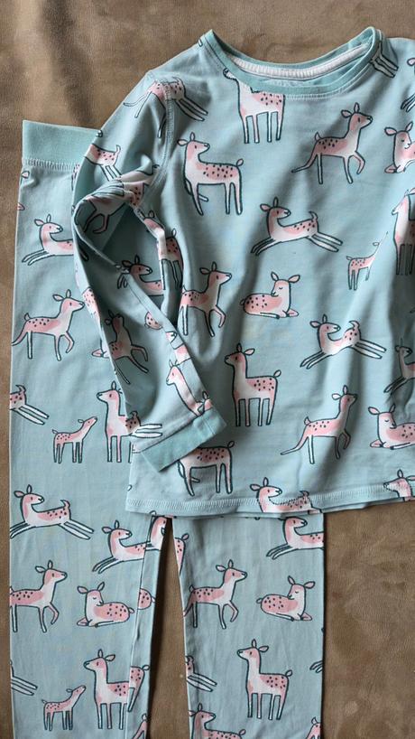 Krásne bavlnené pyžamkoveľ.122 1xprané, marks & spencer,122