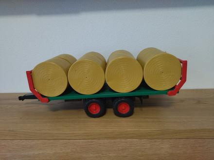 Prepravník na balíky + 8ks balíkov - bruder 2220, 