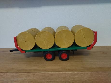 Prepravník na balíky + 8ks balíkov - bruder 2220, 