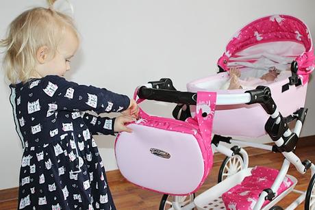 Kočík pre bábiky retro,