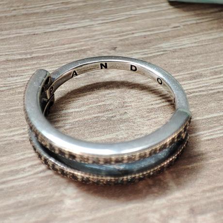 Dvojitý prsten pandora signature - 925,