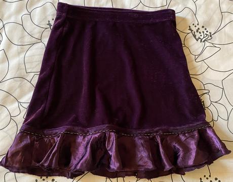 Sametová sukňa zn. bhs v. 98/104, bhs,98