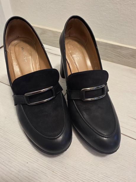 Pohodlné prechodné kožené topánky wojas, wojas,39