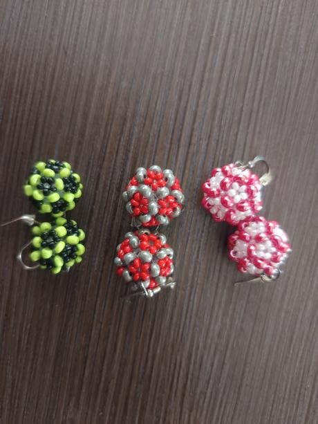 Náušnice hand made,